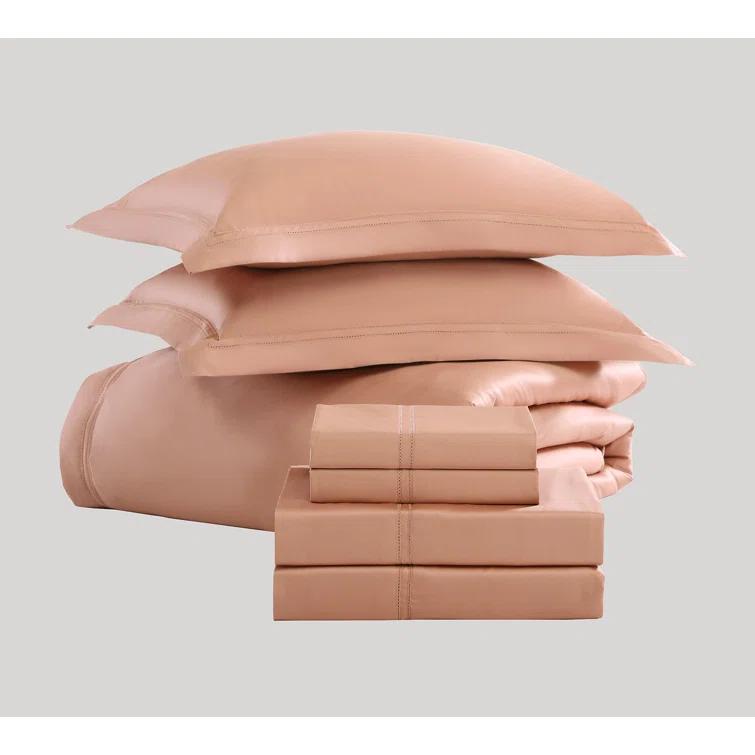 Ivory Queen Egyptian Cotton 3-Piece Duvet Cover Set