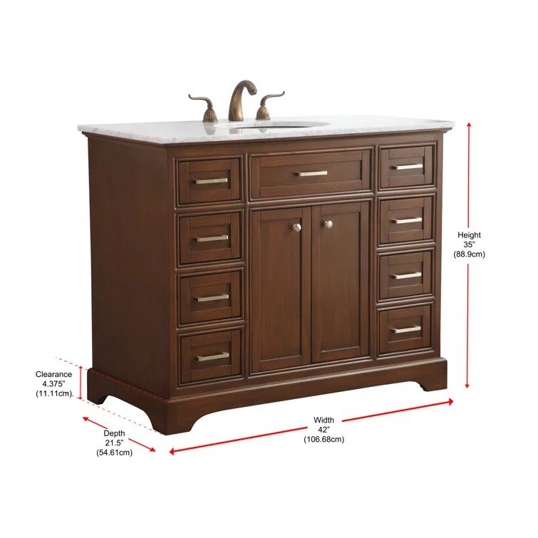 Hermes 42" Single Bathroom Vanity Set