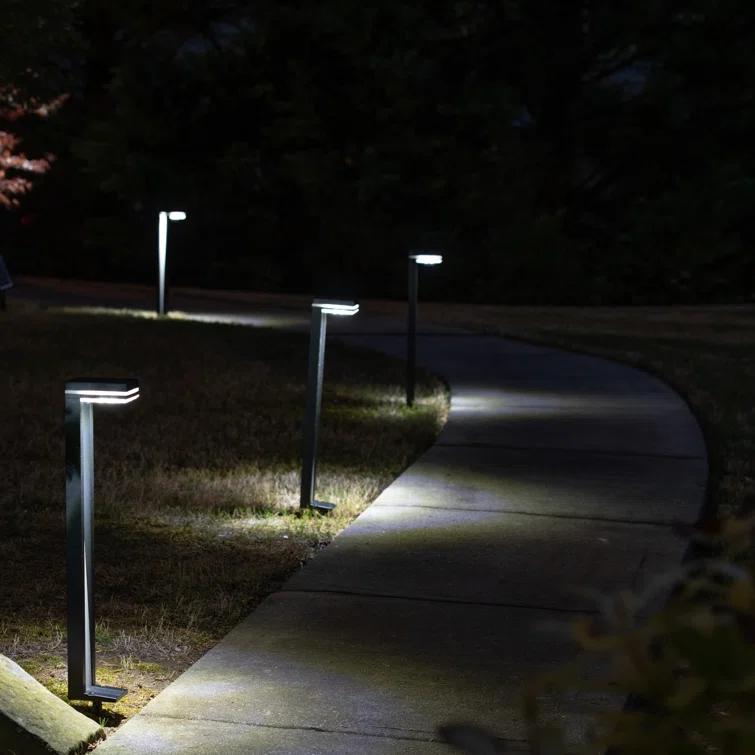 Sentry Modern 60 Lumens Solar Outdoor LED Landscape Pathway Light - 2 Pack