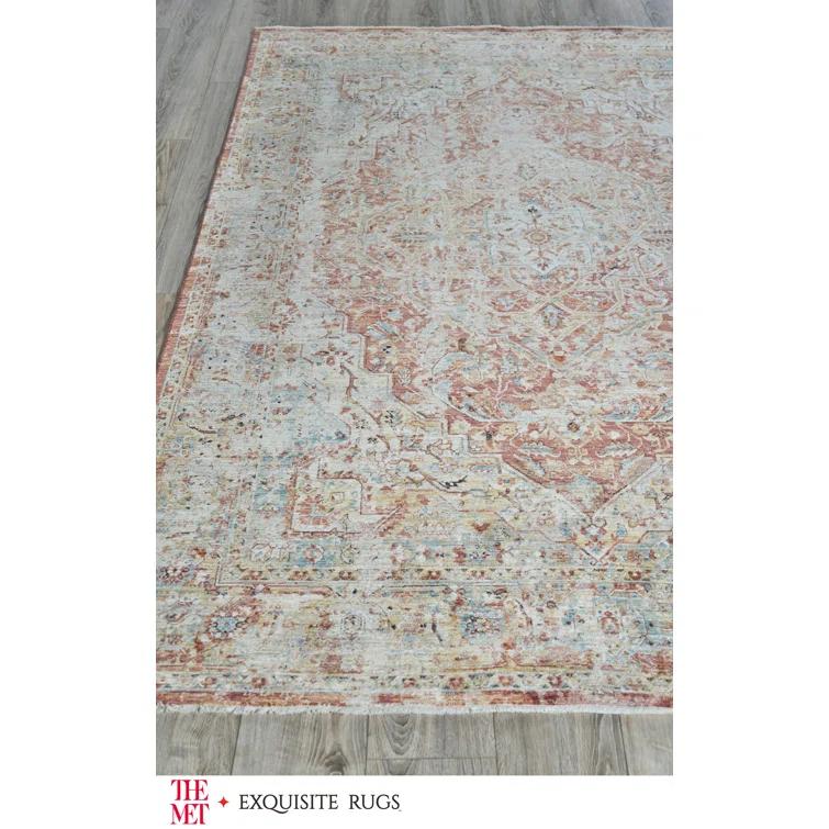 The Met x Exquisite Rugs Antique Beige/Rust Area Rug