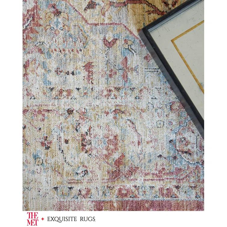 The Met x Exquisite Rugs Antique Beige/Rust Area Rug