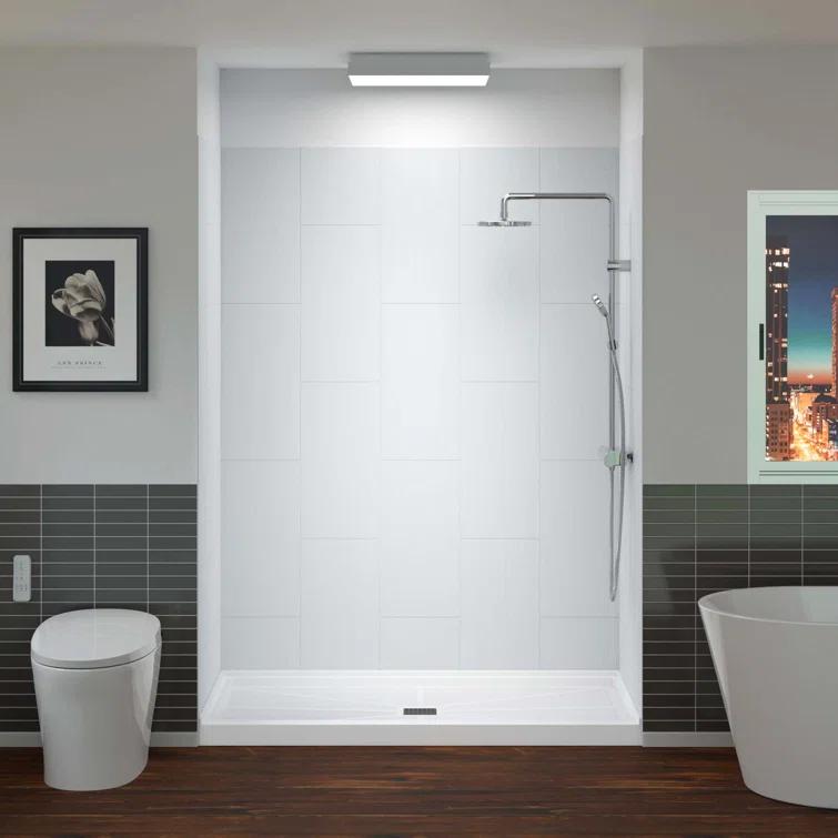 60'' W 75'' H Framed Rectangle Shower Stall
