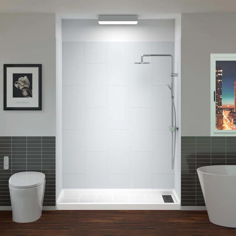 60'' W 75'' H Framed Rectangle Shower Stall
