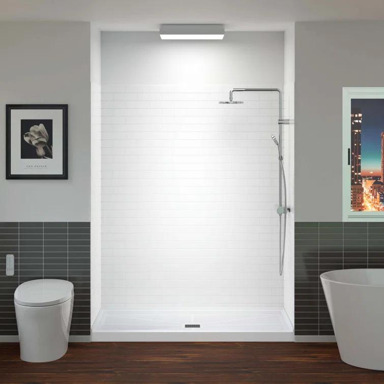 60'' W 75'' H Framed Rectangle Shower Stall
