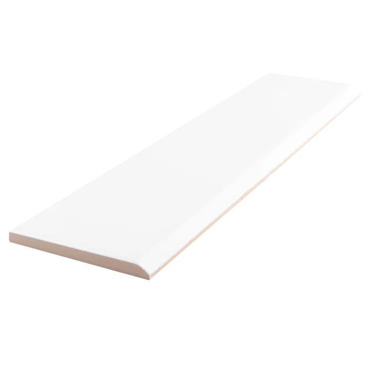 Merola Tile Battiscopa 3" x 13" Ceramic Bullnose Wall Tile Trim