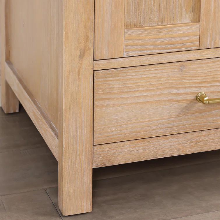 Gela 23.6'' Free-standing Single Bathroom Vanity with Ceramic Vanity Top