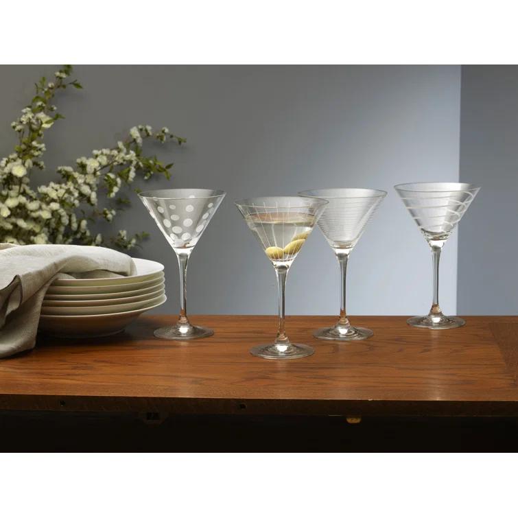 Mikasa Mikasa Cheers 10 oz. Martini Glasses, Set of 4