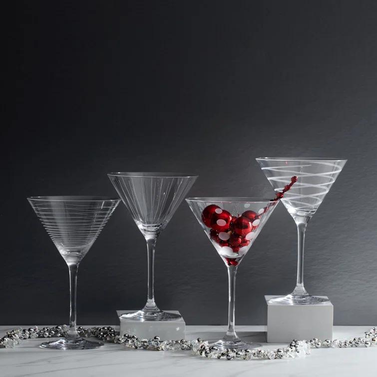 Mikasa Mikasa Cheers 10 oz. Martini Glasses, Set of 4