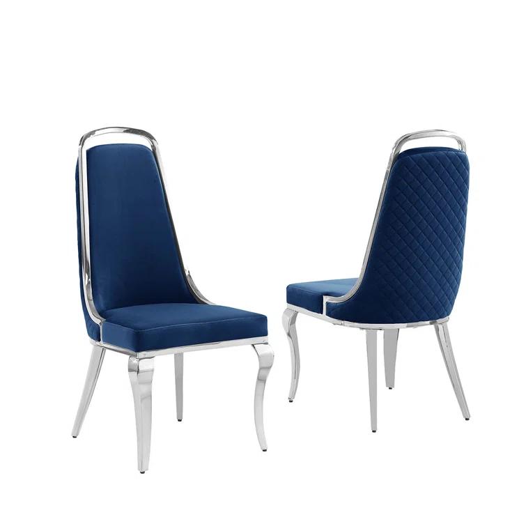 Keori Glass Top Double Pedestal Dining Set