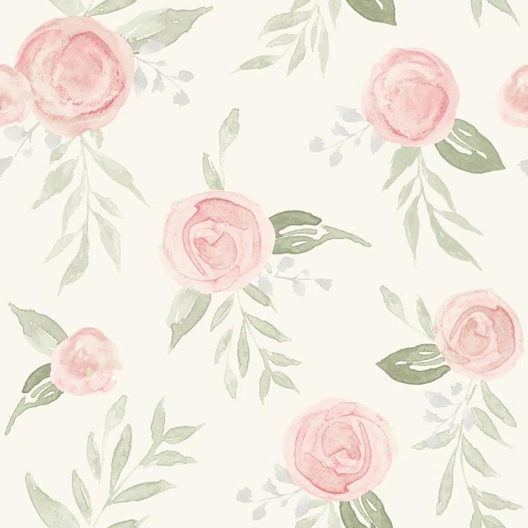 Watercolor Roses Wallpaper