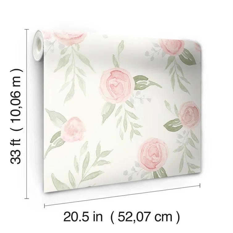 Watercolor Roses Wallpaper