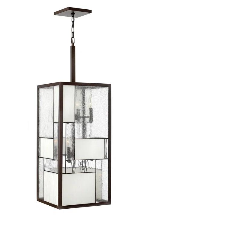 Hinkley Lighting - Mondrian - Twelve Light Pendant in Craftsman Style - 14