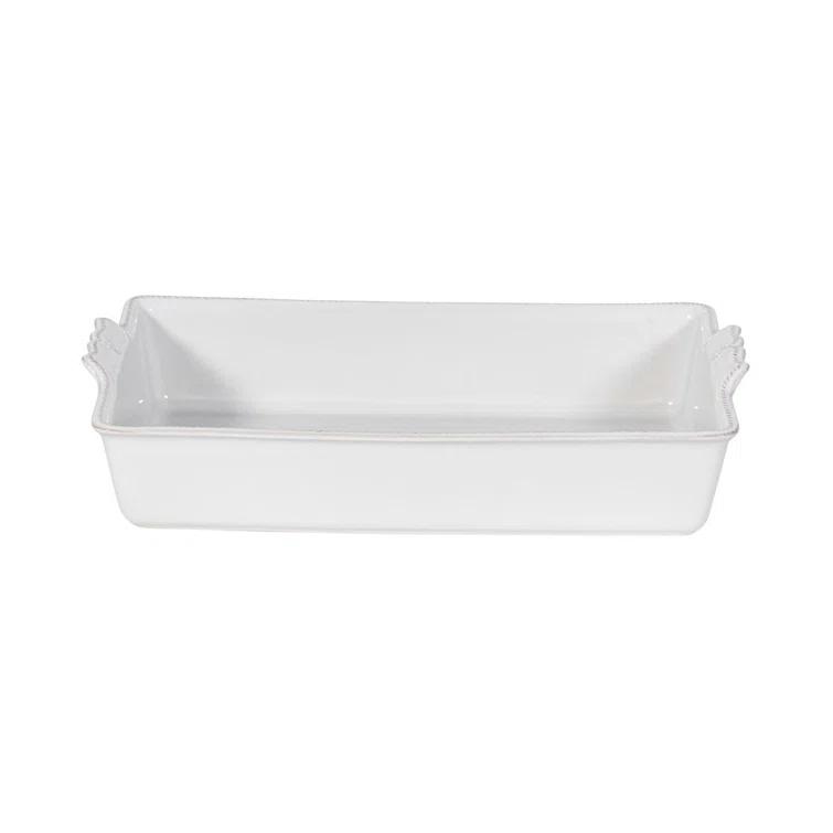 Juliska Berry & Thread 13" Rectangular Baker - Whitewash