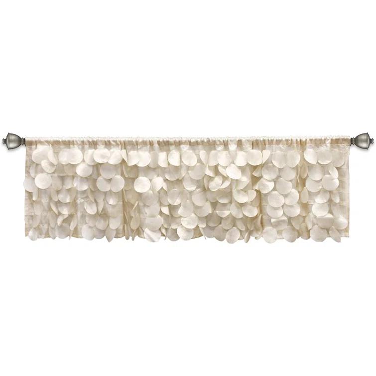 Lush Decor Gigi Scalloped Window Valance