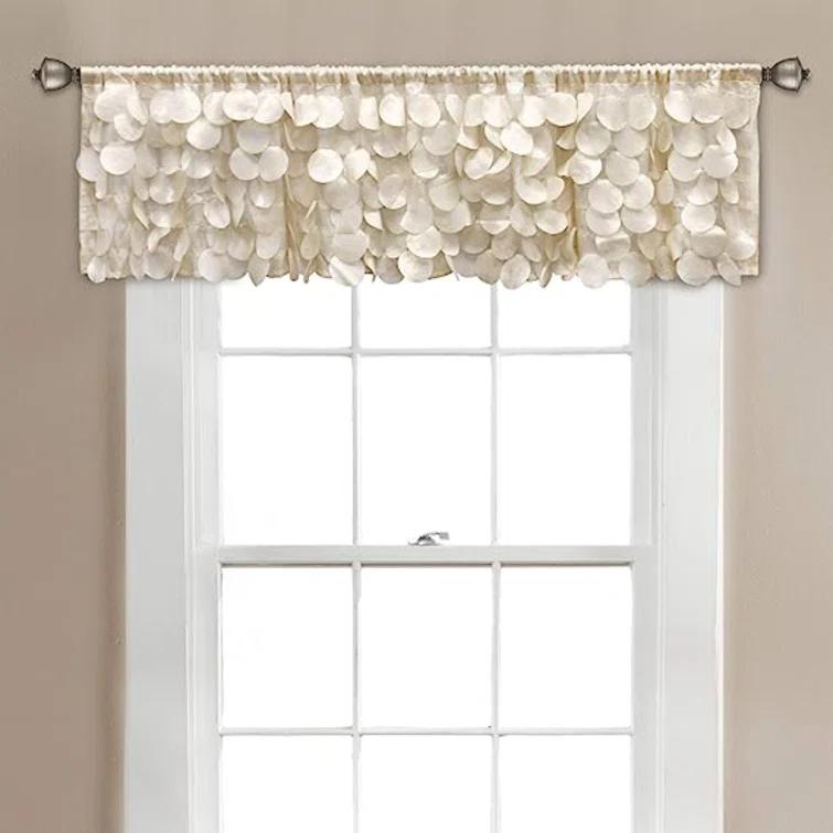 Lush Decor Gigi Scalloped Window Valance