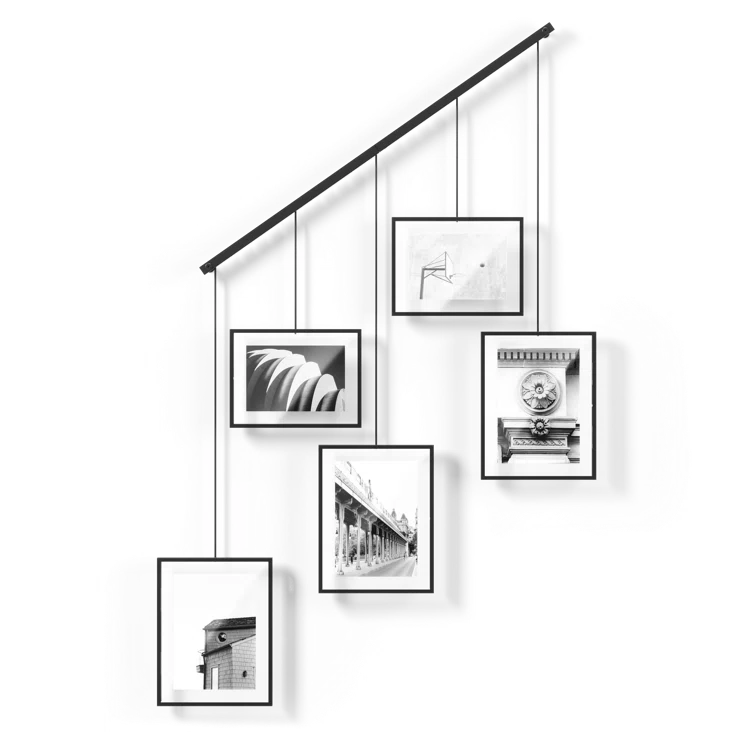 Umbra Exhibit 5-Photo Wall Hanging Picture Frames