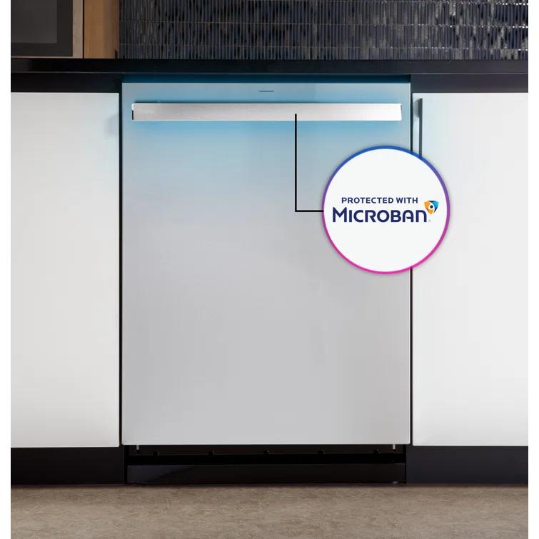 Ge Profile Pdt755s 24" Wide 16 Place Setting Built-In Fingerprint Resistant Top Control