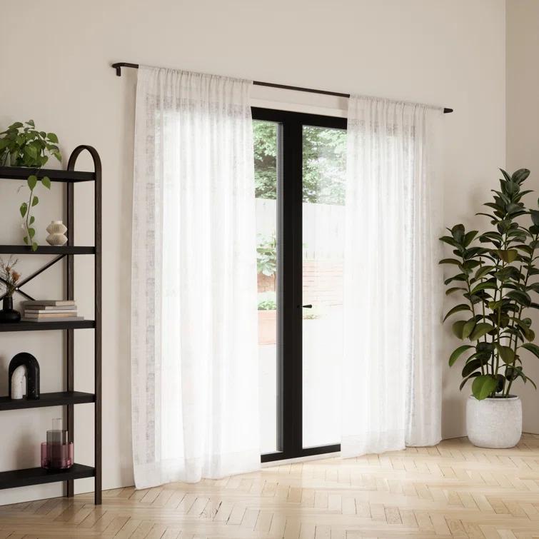 Umbra Stainless Steel Adjustable Single Curtain Rod