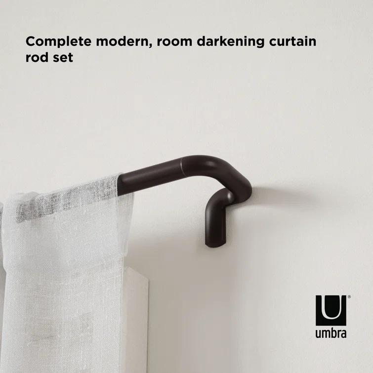 Umbra Stainless Steel Adjustable Single Curtain Rod