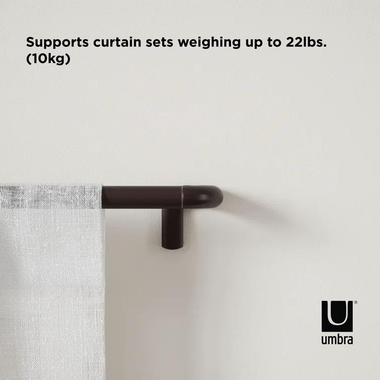 Umbra Stainless Steel Adjustable Single Curtain Rod