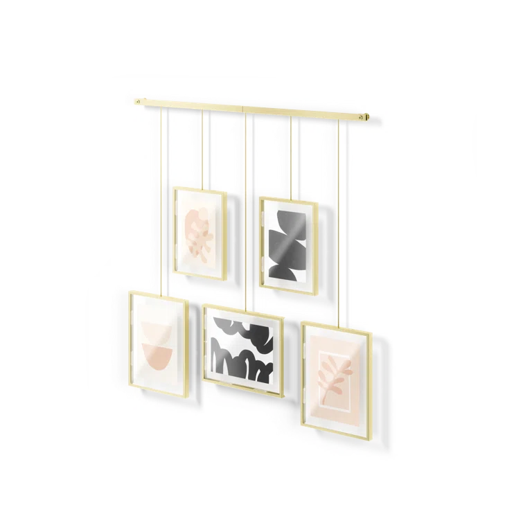 5-Piece Matte Metal Collage Frame Set