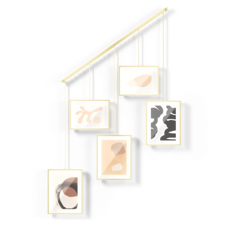 5-Piece Matte Metal Collage Frame Set