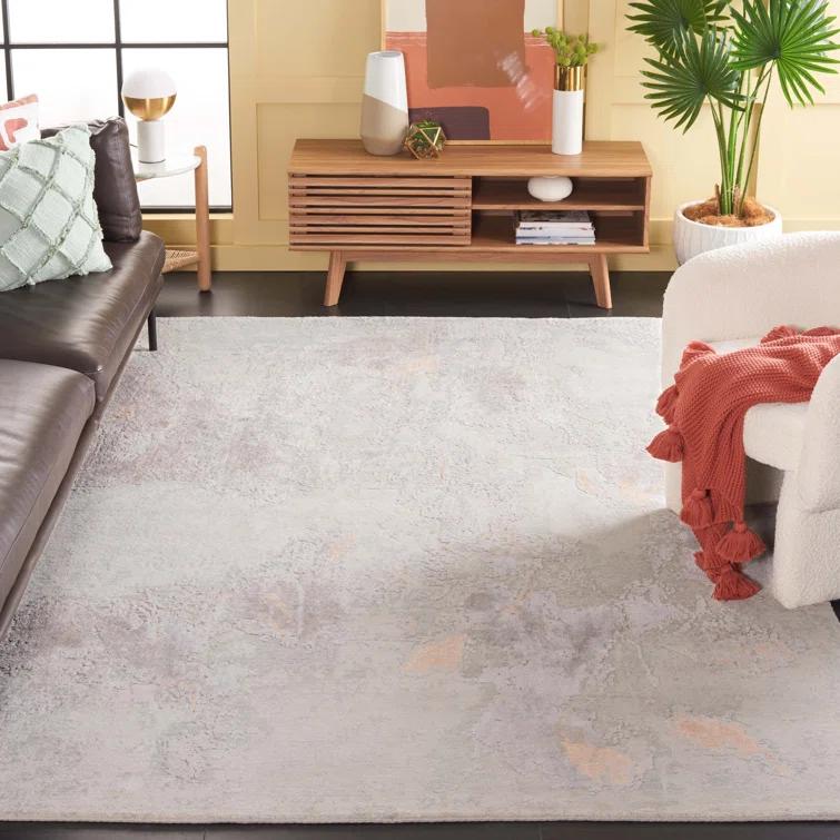 Tribeca Hand Knotted 60% Wool, 30% Silk, And 10% Cotton Rug