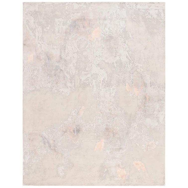 Tribeca Hand Knotted 60% Wool, 30% Silk, And 10% Cotton Rug