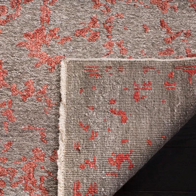 Centennial Hand Knotted 80% Viscose, 20% Cotton Floral Rug