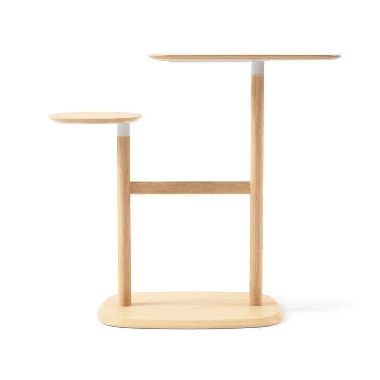 Swivo Solid Wood End Table
