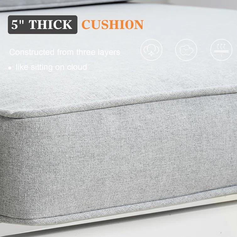 Alturas Standalone Product 50" Wide Outdoor Loveseat