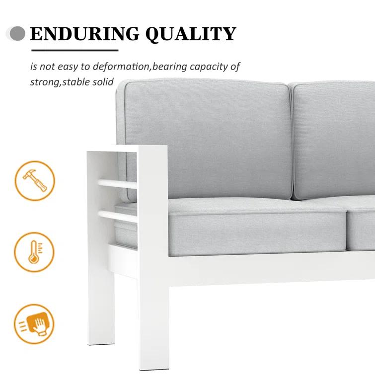 Alturas Standalone Product 50" Wide Outdoor Loveseat