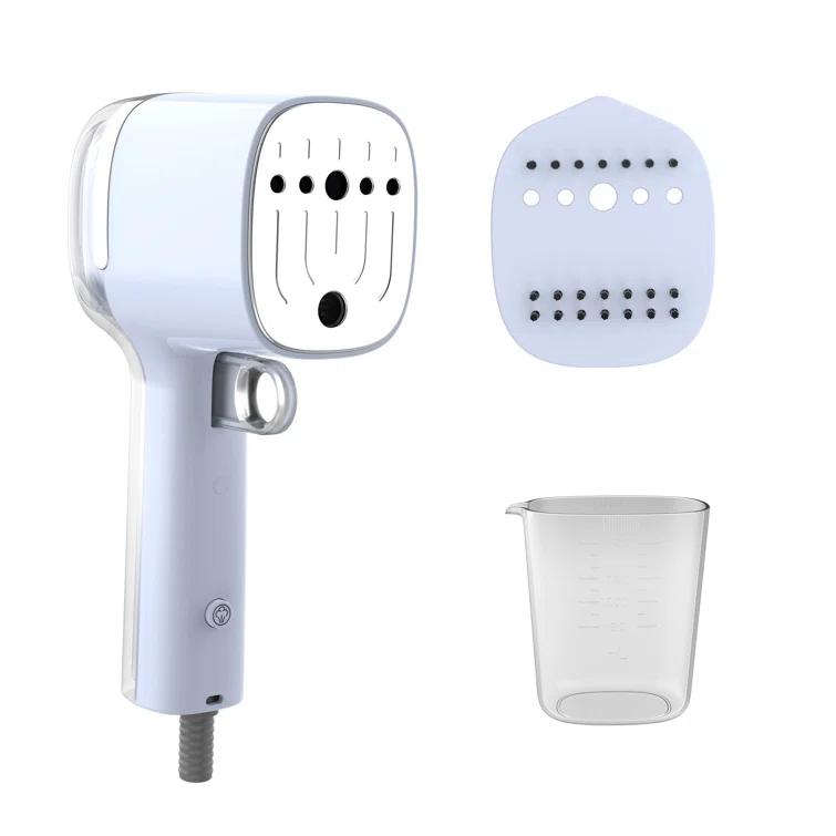 SALAV Quicksteam Travel Garment Steamer with 10-Second Heating Time and Brush Creaser Attachment