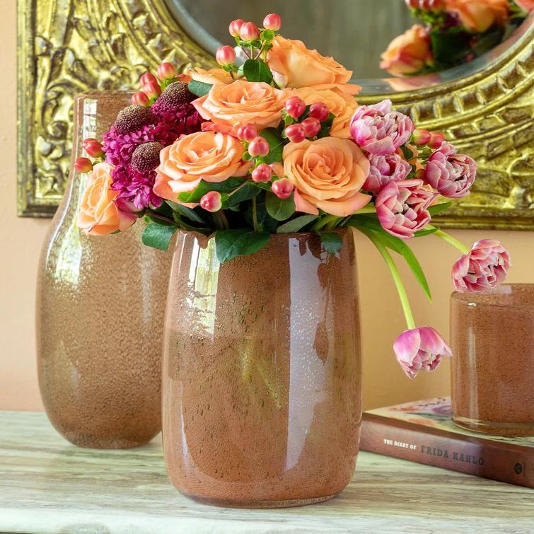 Park Hill Collection Materials: Glass Table Vase