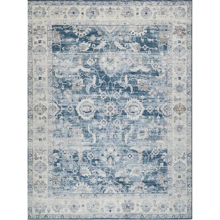 EXQUISITE RUGS The Met x Exquisite Rugs Vintage Looms Blue/Beige Area Rug