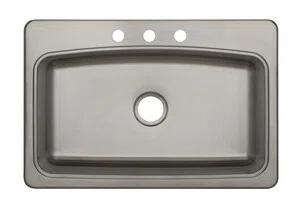 22.0625'' L Drop-In Single Bowl Stainless Steel Kitchen Sink
