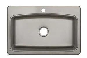 22.0625'' L Drop-In Single Bowl Stainless Steel Kitchen Sink