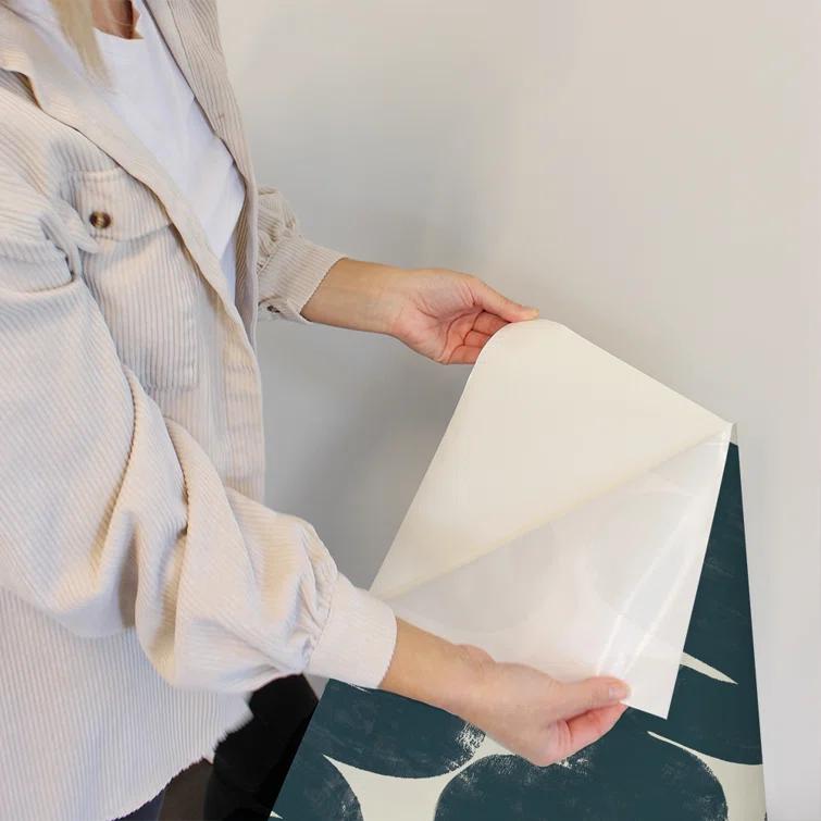 Wiggle Room Peel and Stick Wallpaper By Bobby Berk