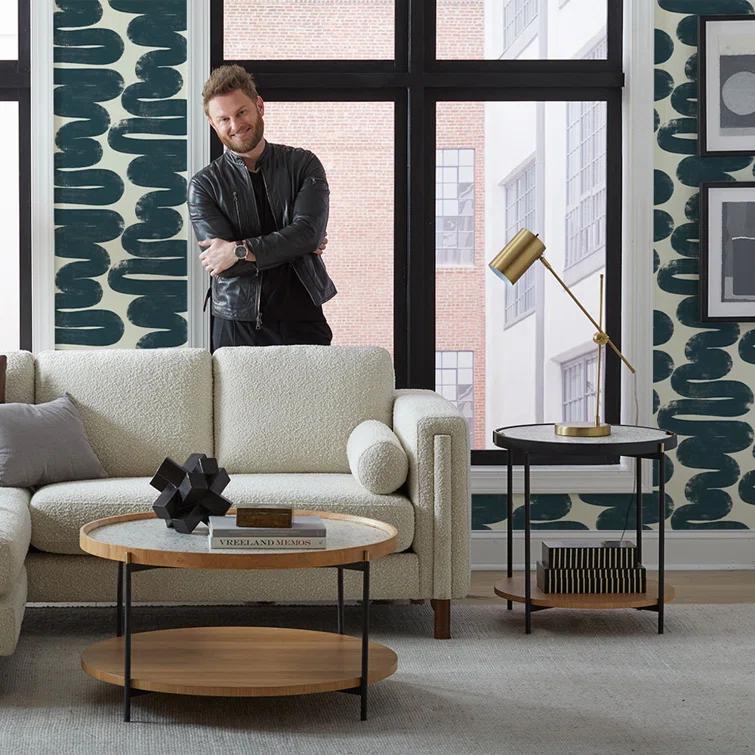 Wiggle Room Peel and Stick Wallpaper By Bobby Berk