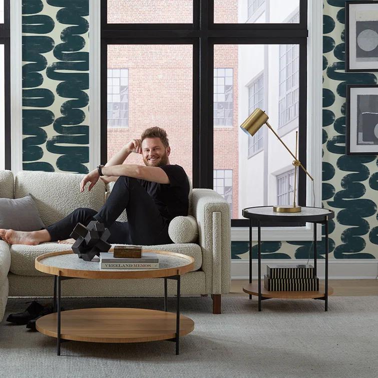 Wiggle Room Peel and Stick Wallpaper By Bobby Berk