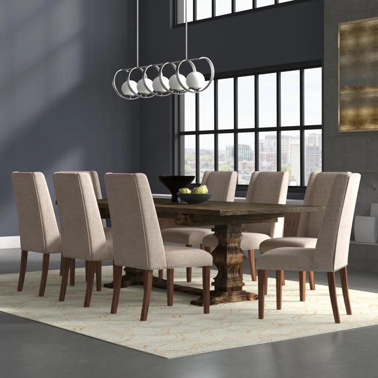 Lassale Removable Leaf Acacia Solid Wood Dining Set