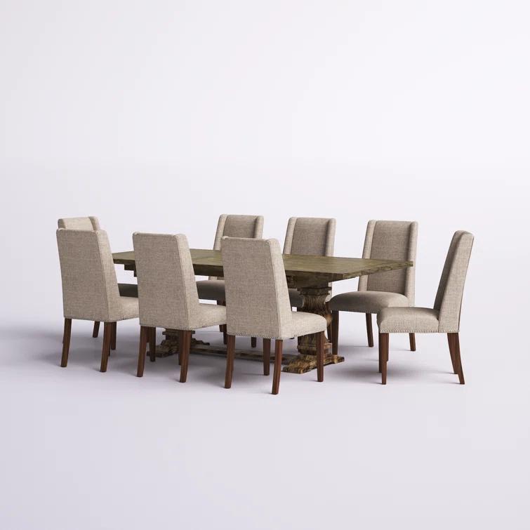 Lassale Removable Leaf Acacia Solid Wood Dining Set