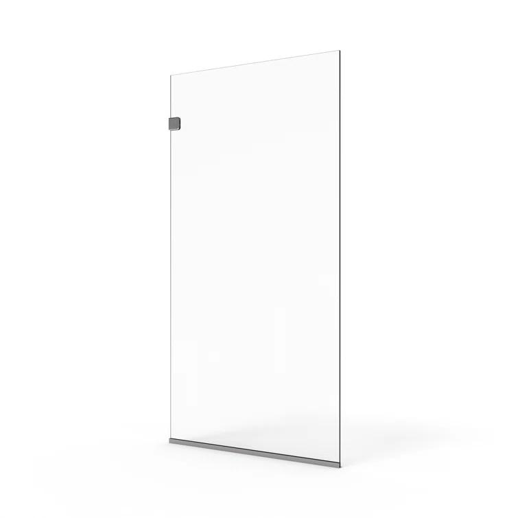 Milan 30" W x 60" H Frameless Fixed Glass Panel