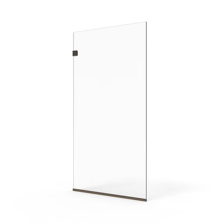 Milan 24" W x 60" H Frameless Fixed Glass Panel