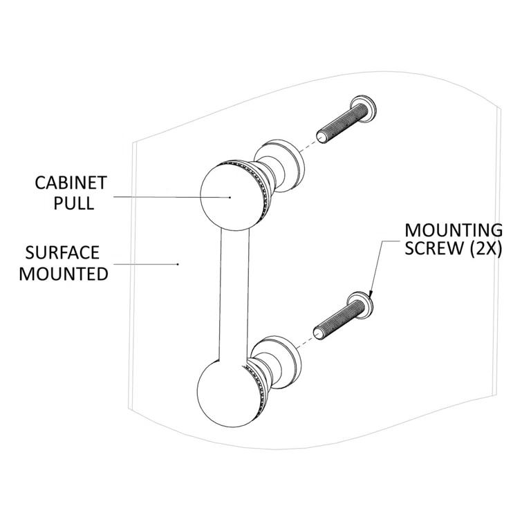 Universal Circle Novelty Knob