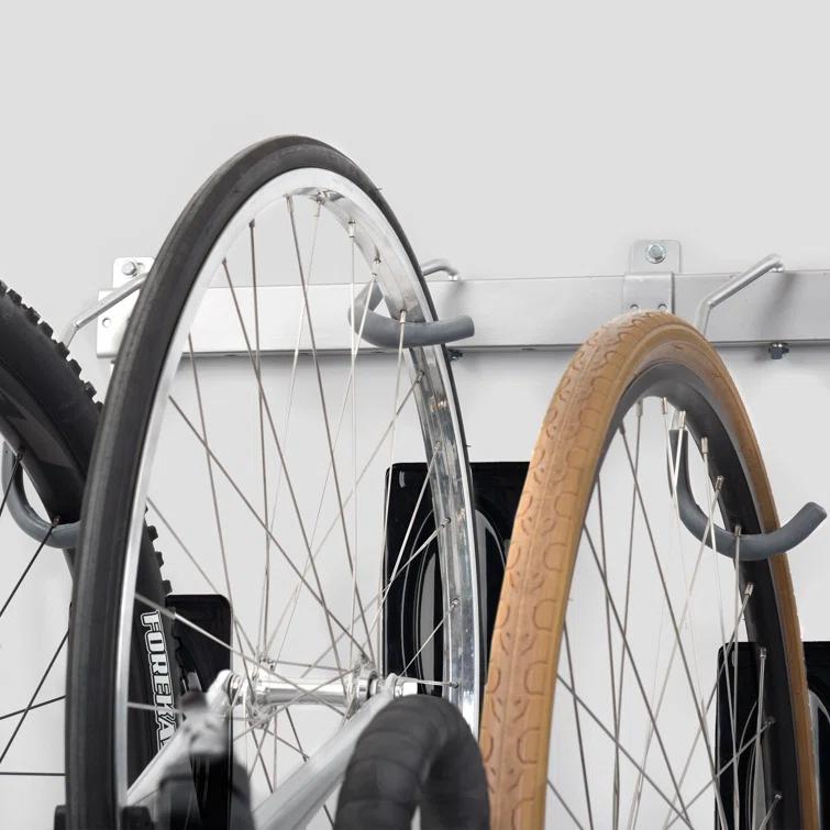 4 Bike Wall Mounted Bike Rack