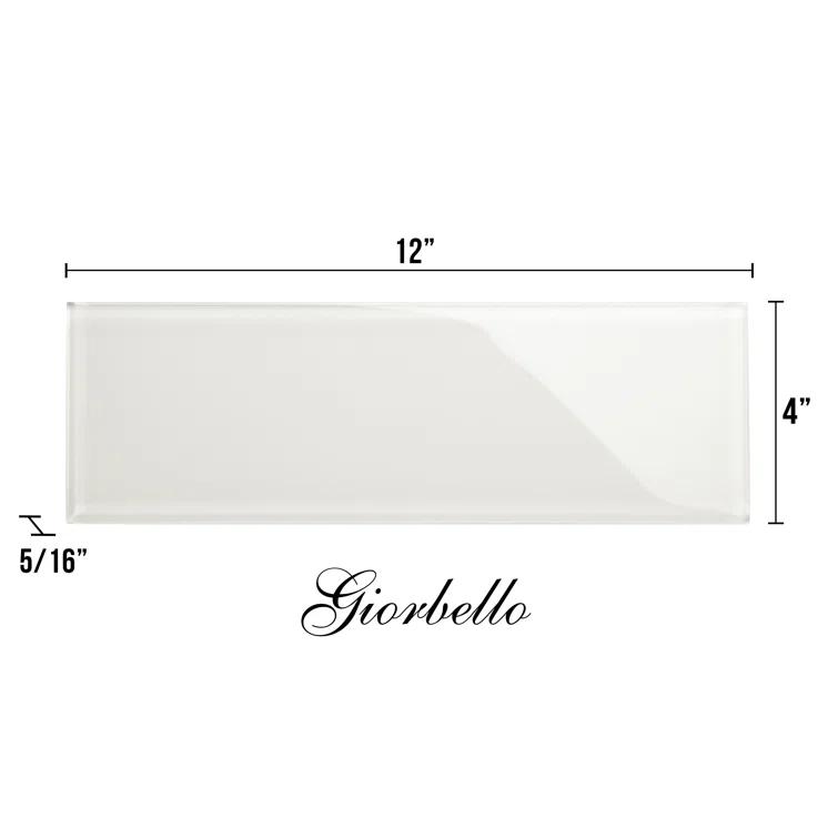 Glass Subway 4" x 12" Wall Tile