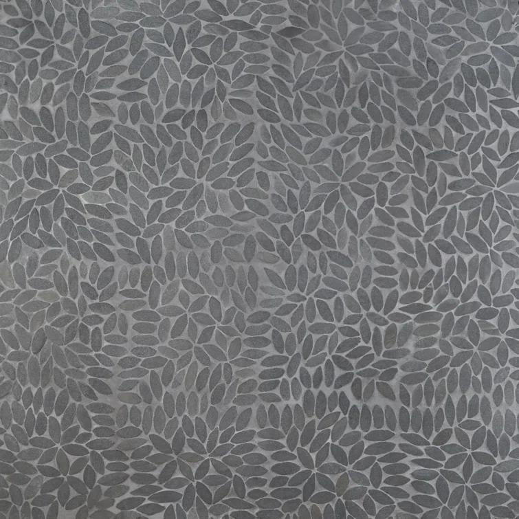 Picturesque Flower 11.81 in. x 11.81 in. Natural Stone Floor and Wall Mosaic Tile (0.97 Sq. Ft. / Each)