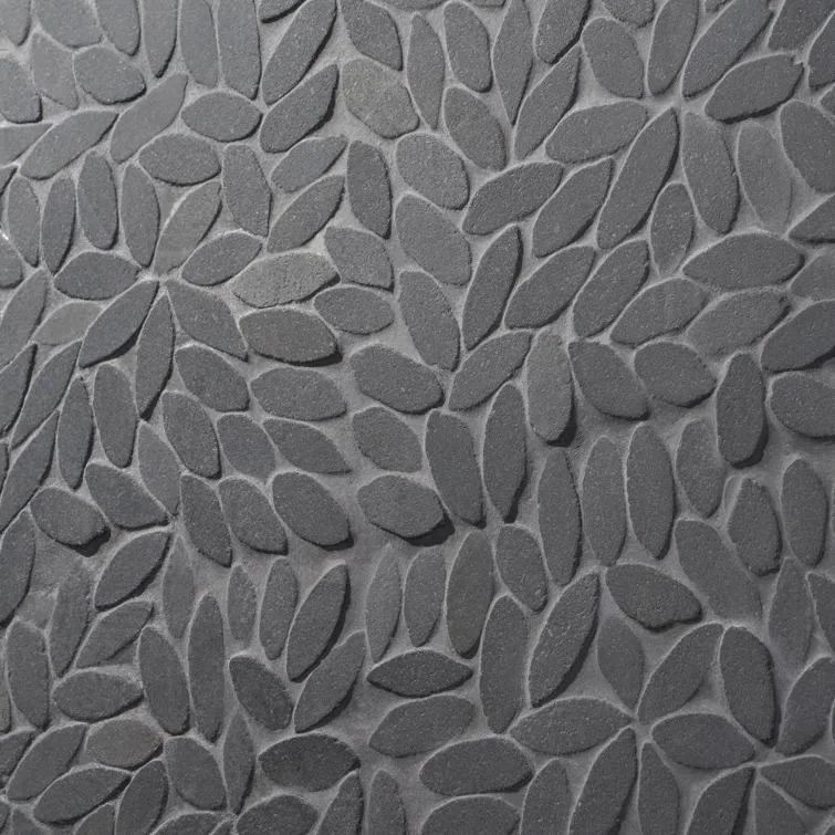 Picturesque Flower 11.81 in. x 11.81 in. Natural Stone Floor and Wall Mosaic Tile (0.97 Sq. Ft. / Each)