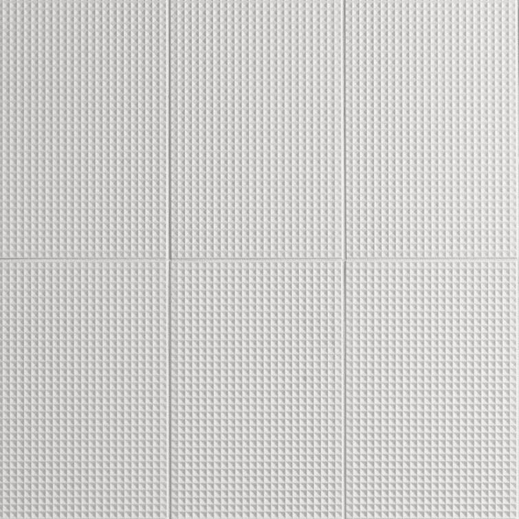 Level Waffle 7.87" x 15.74" Ceramic Patterned Tile